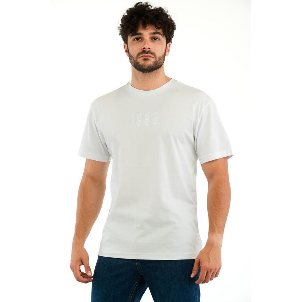 Bikkembergs White Cotton T-Shirt